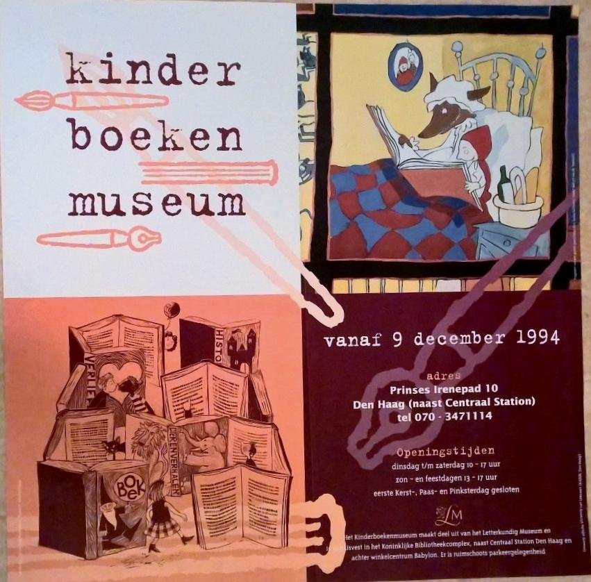 Leeuwen, Vivienne van (ontwerp) - Vanaf 9 december 1994 Kinderboekenmuseum