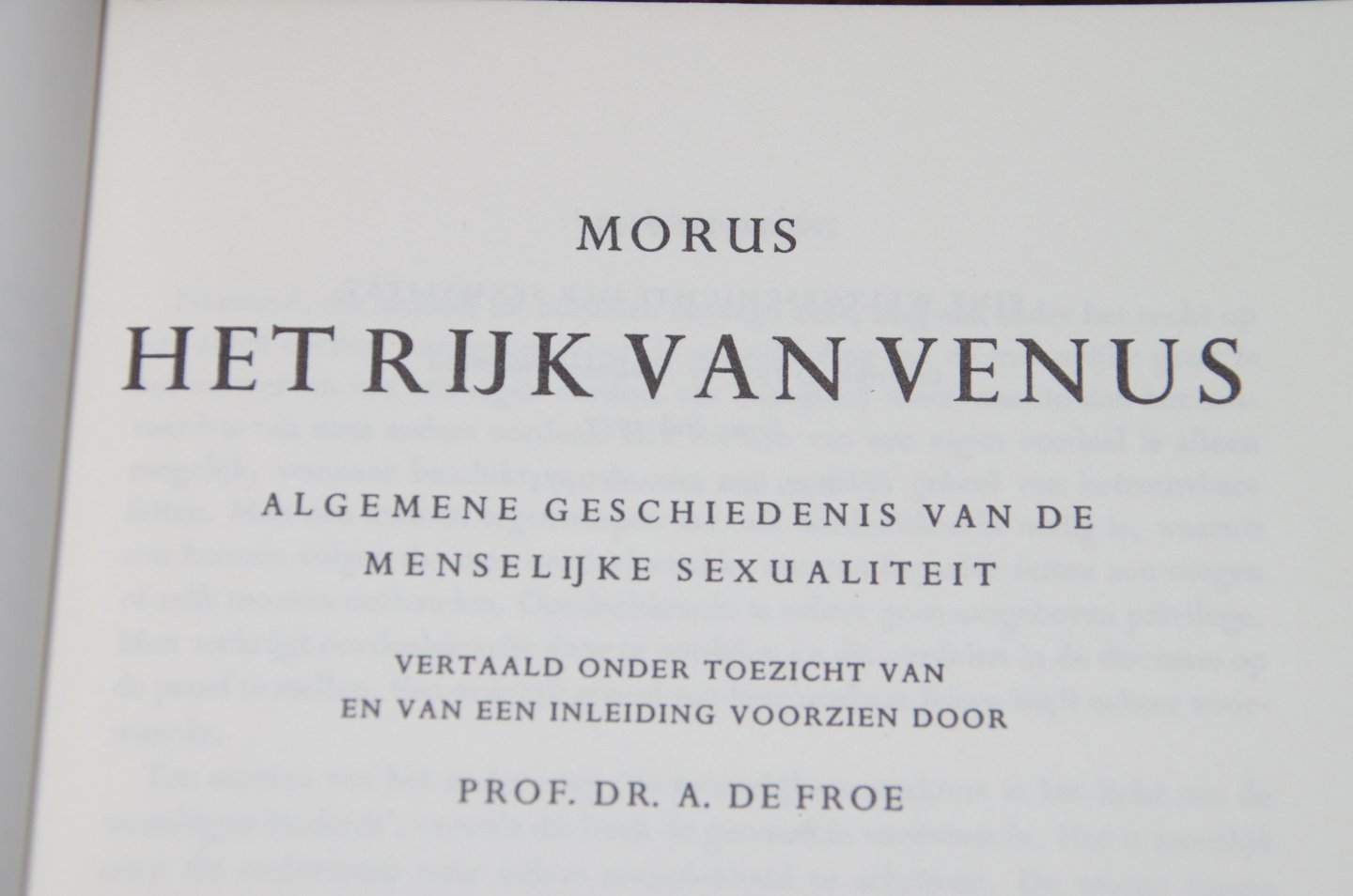 Morus - Ryk van venus / druk 1