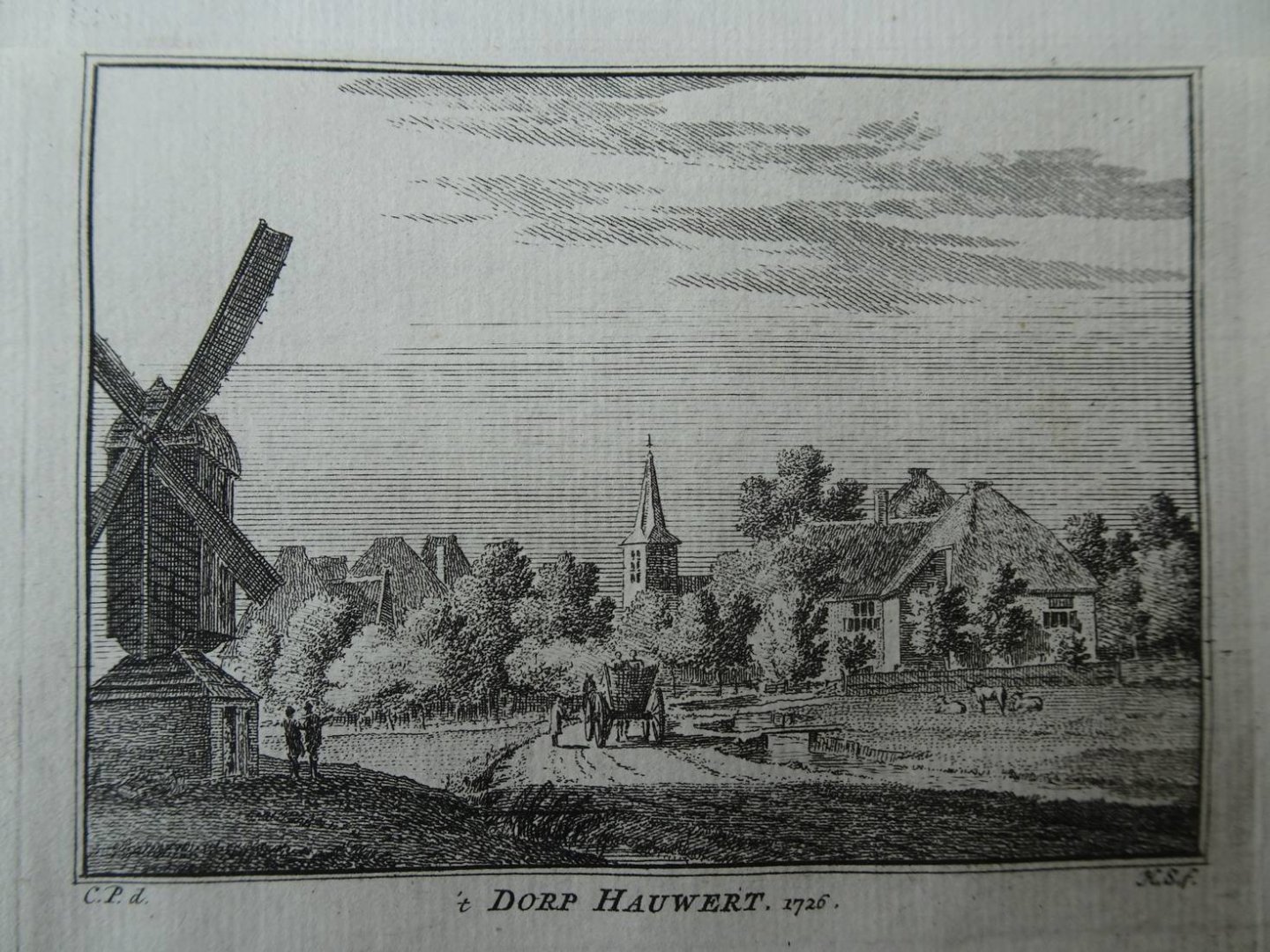 Hauwert. - 't Dorp Hauwert, 1726.