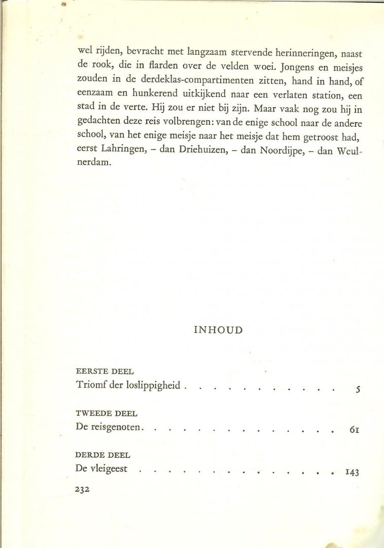 Vestdijk, Simon . - De Andere school een Anton Wachter Roman