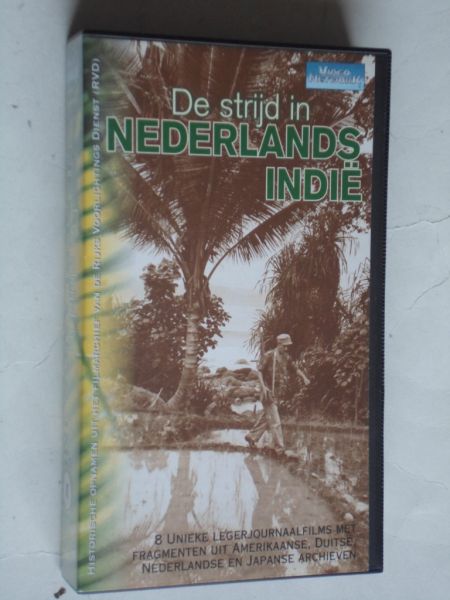 Videoband - De strijd in Nederlands-Indie, 8 unieke legerjournaalfilms 1942-1945