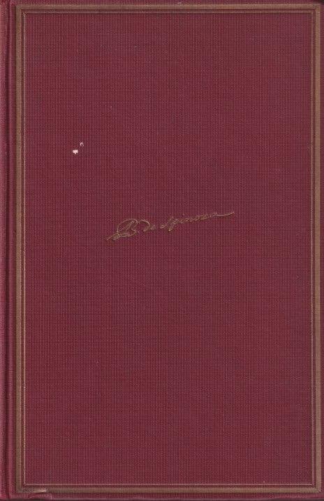 Tak, W.G. van der - Spinoza. Vrij naar Léon Brunschvicg. Met 20 illustraties