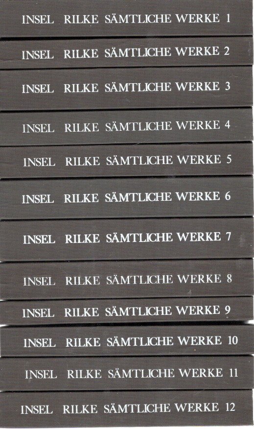 RILKE, Rainer Maria - Sämtliche Werke in Zwölf Bänden - Werkausgabe - Band 1-12 -  [12 volume set].