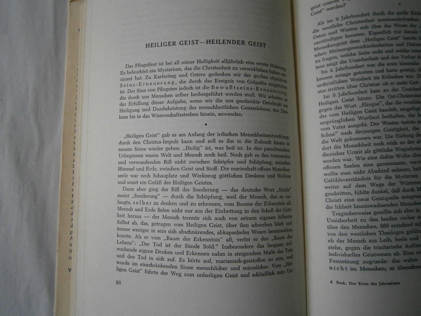 Bock, Emil - Der Kreis der Jahresfeste