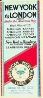 AML - Brochure American Merchant Lines, New York to London