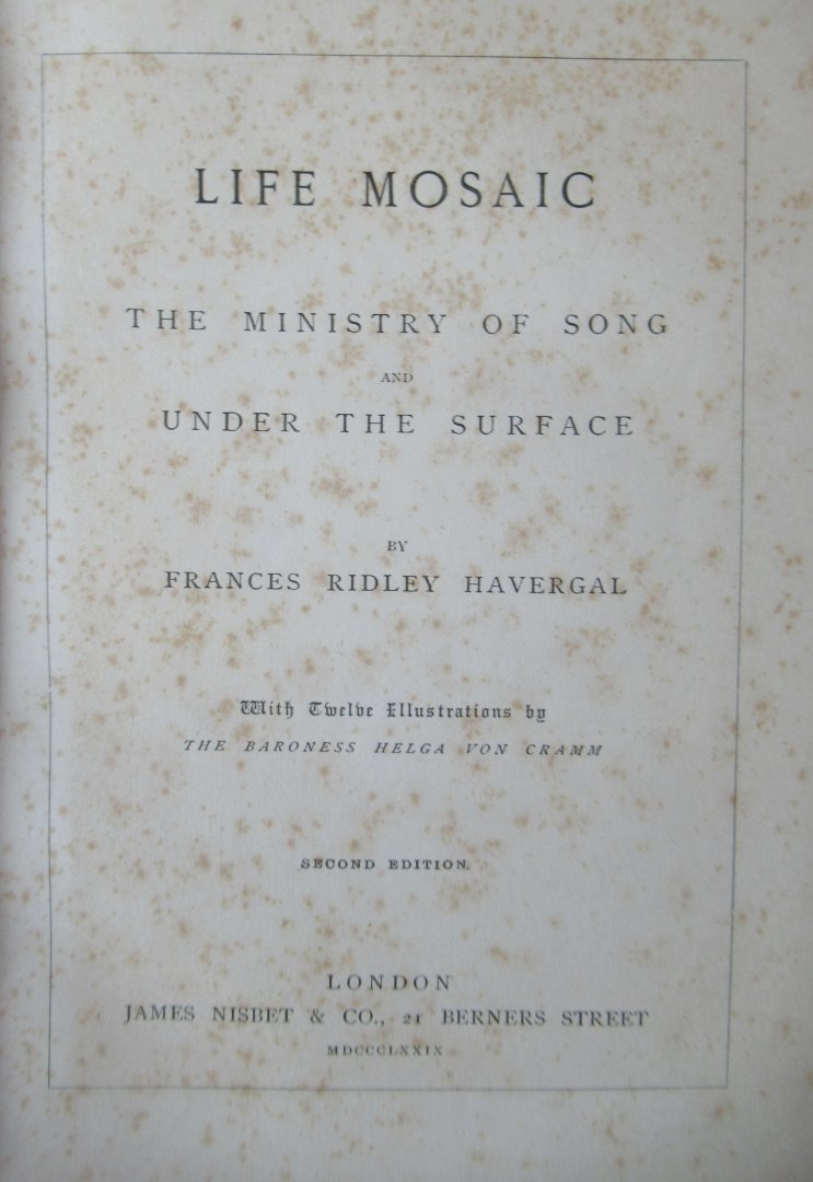 Havergal, Frances Ridley - Life mosaic