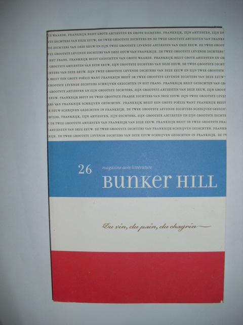  - Bunker Hill, magazine avec litterature, jaargang 7, nummer 26