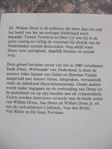 Jansen Van Galen, John en Herman Vuijsje - Honderd jaar Drees, wethouder van Nederland