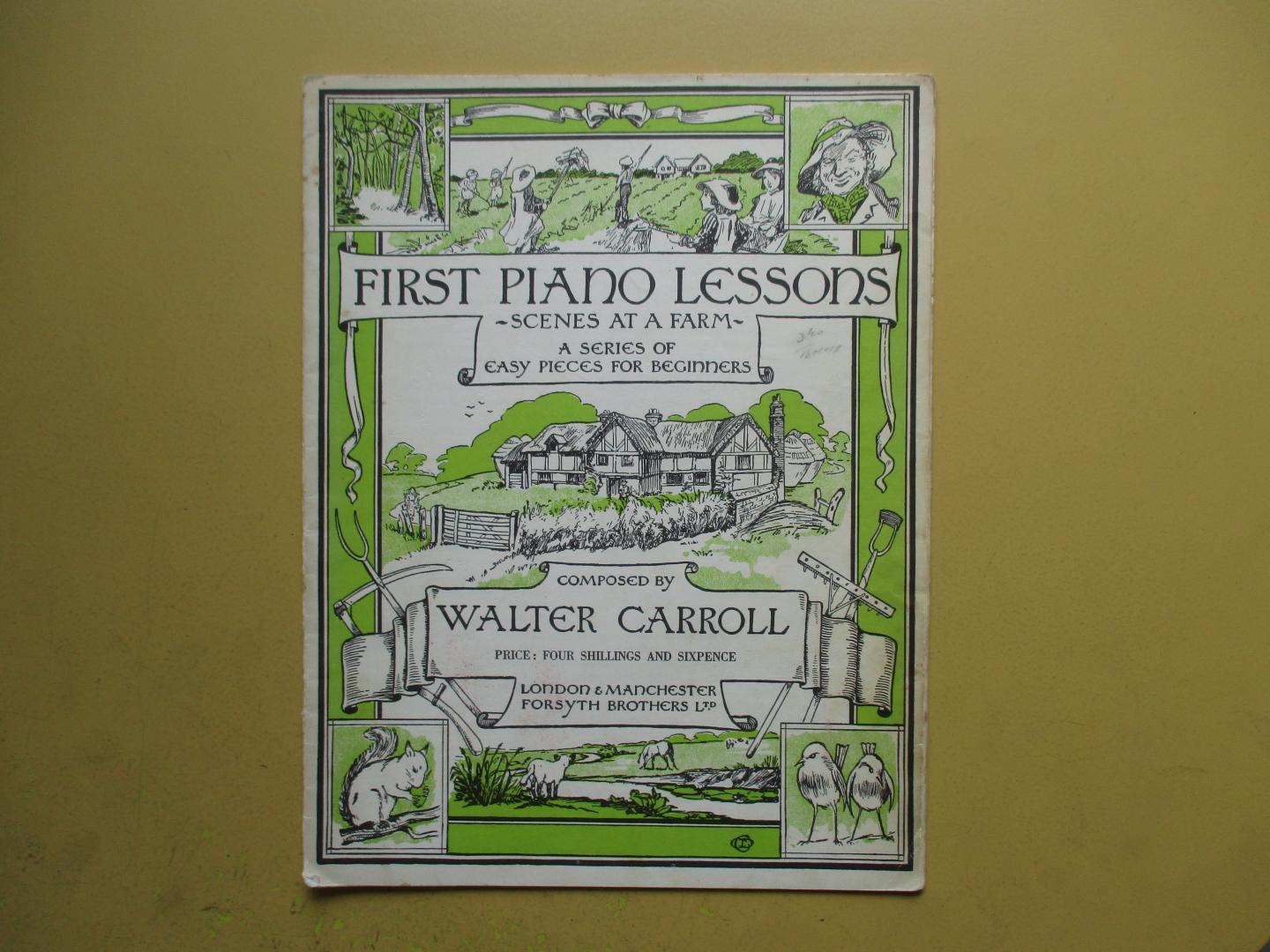 Carroll, Walter - First piano lessons. -scenes at a farm