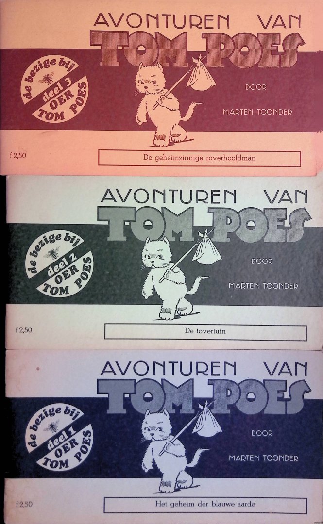 Toonder, Marten - Avonturen van Tom Poes: Oer Tom Poes (3 delen)