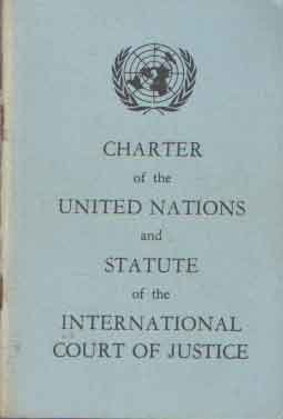  - Charter of the United Nations and Statue of the International Court of Justice