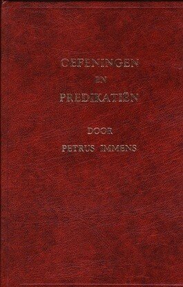 Immens, Petrus - Oefeningen en predikatien