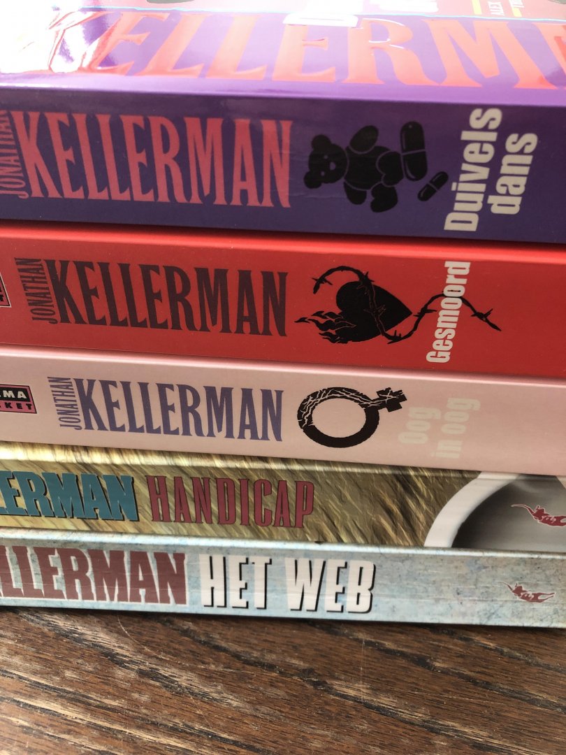 Kellerman, J. - 5 delen van Kellerman; Gesmoord, Handicap, Het web, Duivels dans & Oog in oog