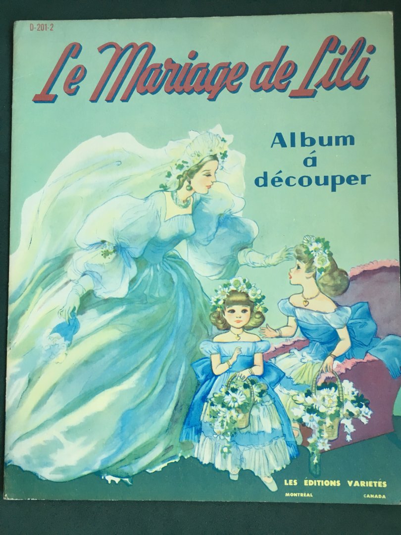 James & Jonathan - Le Mariage de Lili Album a decouper  D-201-2