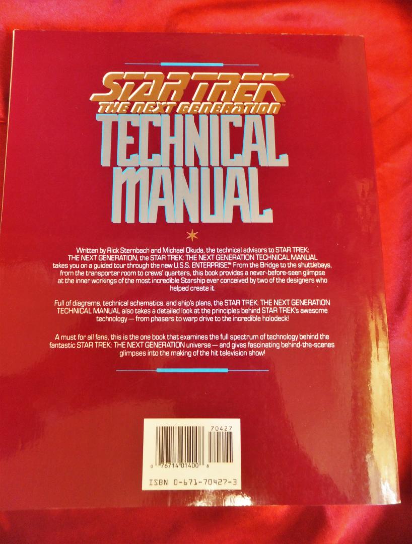 Sternbach, Rick, / Okuda, Michael - Star Trek / The Next Generation Technical Manual [1.dr]