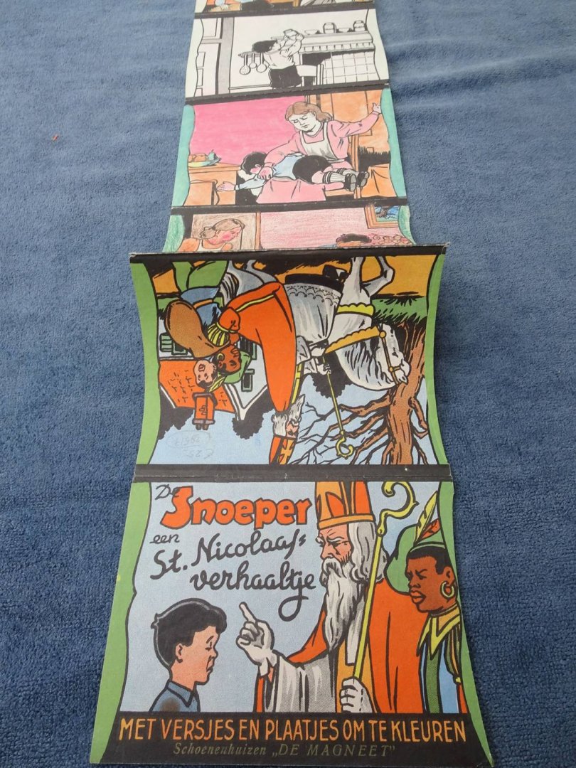 N.n.. - De snoeper. Een Sint Nicolaas verhaaltje. Met versjes en plaatjes om te kleuren.