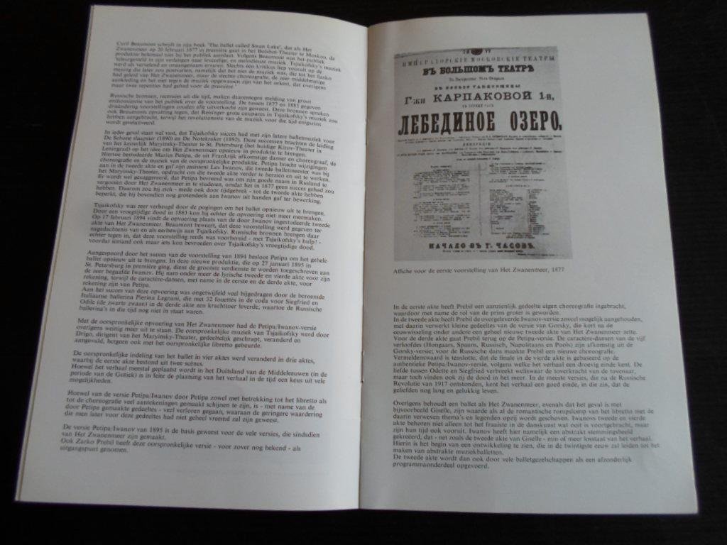 Folder - Het Zwanenmeer Het Nationale Ballet