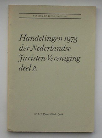 RED.- - Handelingen 1975 der Nederlandse Juristen-Vereniging.