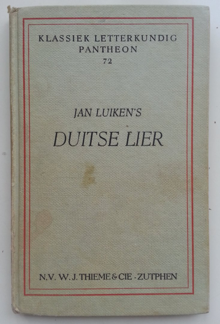 Luyken, Jan (Luiken, Jan) - Jan Luyken's Duitse Lier (Klassiek Letterkundig Pantheon 72)