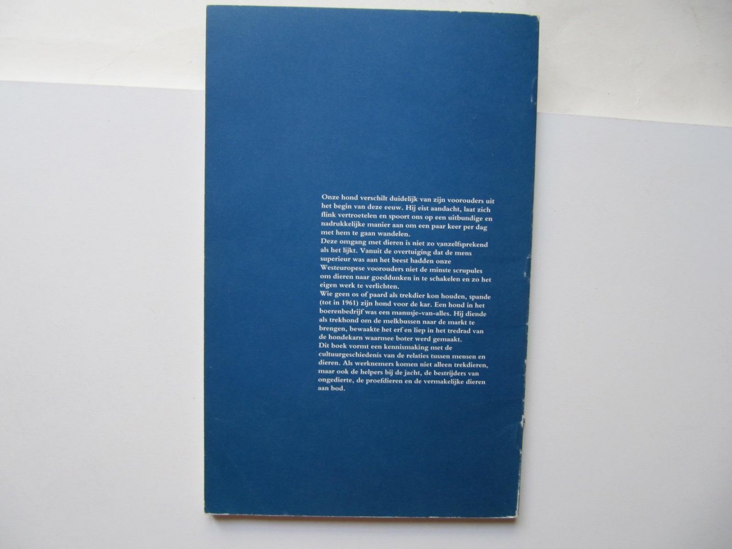 Renate van de Weyer - Dieren als werknemer / Cultuurhistorische aspecten van mens-dier relaties