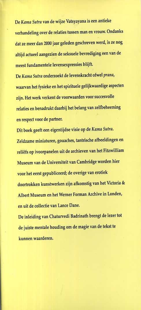 Badrinath, Chaturvedi(Inleiding) - Kama Sutra.