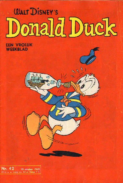 Disney, Walt - Donald Duck 1969 nr. 42 , 18 oktober ,  Een Vrolijk Weekblad,  goede staat
