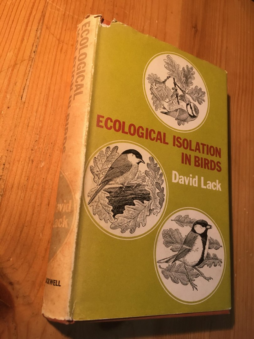 Lack, David - Ecological Isolation in Birds