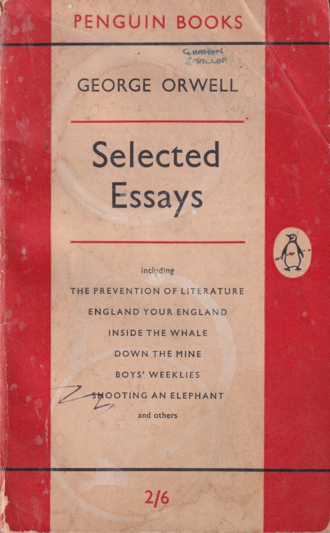 Orwell, George - Selected essays