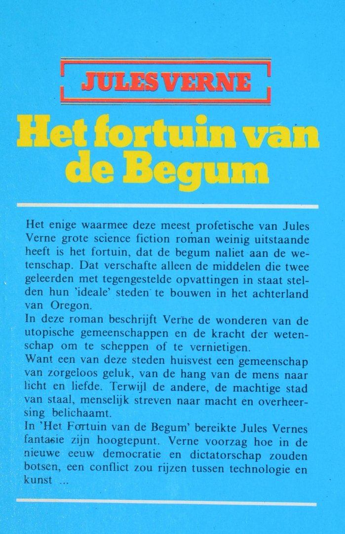 Verne, Jules - Het Fortuin van de Begum
