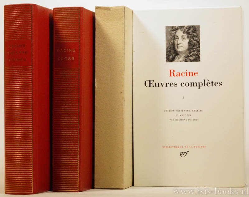 RACINE, J. - Oeuvres complètes. Présentation, notes et commentaires par Raymond Picard. Complete in 2 volumes.