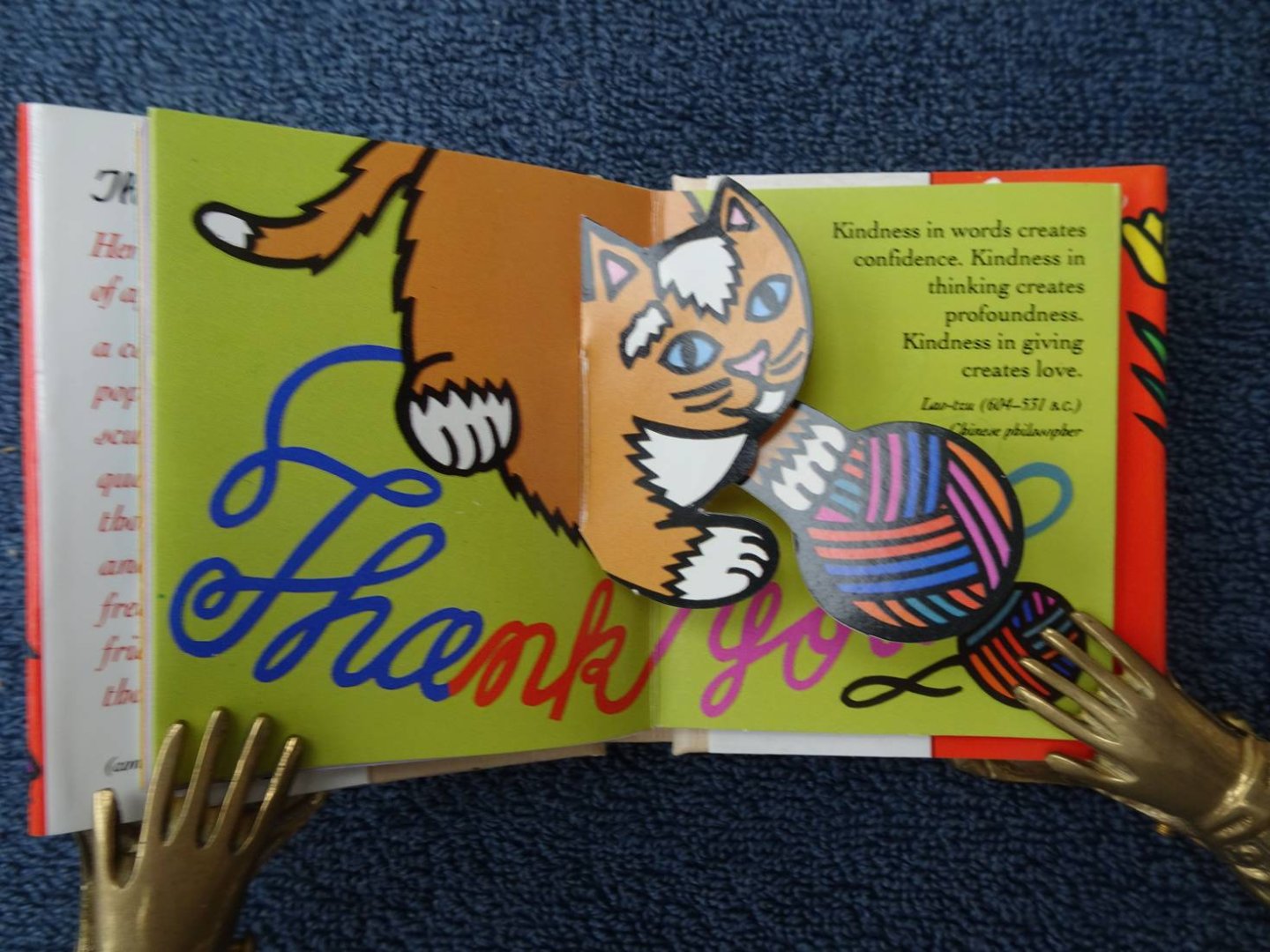 Perrin, Brian (ed.) & Melanie Marder Parks. - Thank you! A pop-up book.