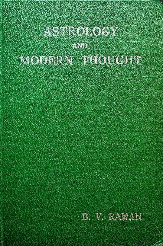 Raman, Bangalore Venkat - Astrology and modern thought