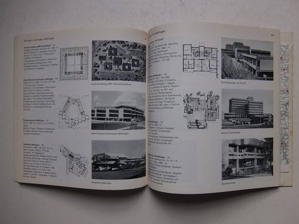 Hoffmann, Gretl. - Architekturführer Stuttgart und Umgebung. Ein Führer zu 380 historischen und modernen Bauten. Mit 254 Lichtbildern, 125 Grundrissen und Lageplänen sowie 2 Orientierungskarten.