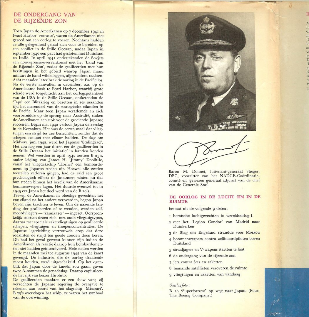 Elst ver Andre werd geborente Leuven 28 0ktober 1935 . Geïllustreerd met fotografische afbeeldingen en tekeningen - De ondergang van de rijzende zon  De oorlog in de lucht en in de ruimte Deel VI [6]