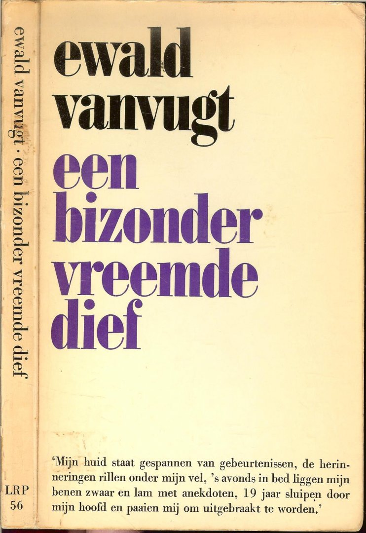 Vanvugt, Ewald - Een bizonder Vreemde Dief.