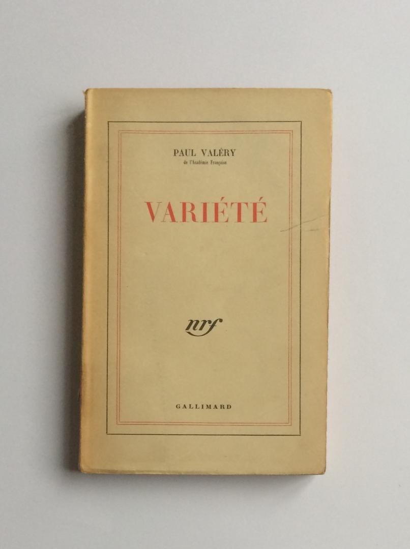 Valery, Paul - Variete