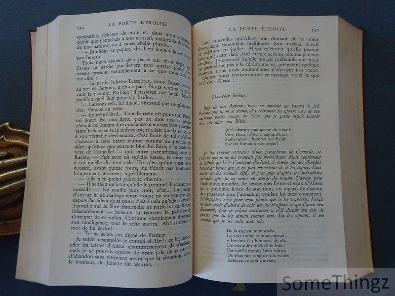 André Gide / Maurice Nadeau (introd.), Yvonne Davet et Jean-Jacques Thierry (annot.) - Romans, récits et soties, oeuvres lyriques.