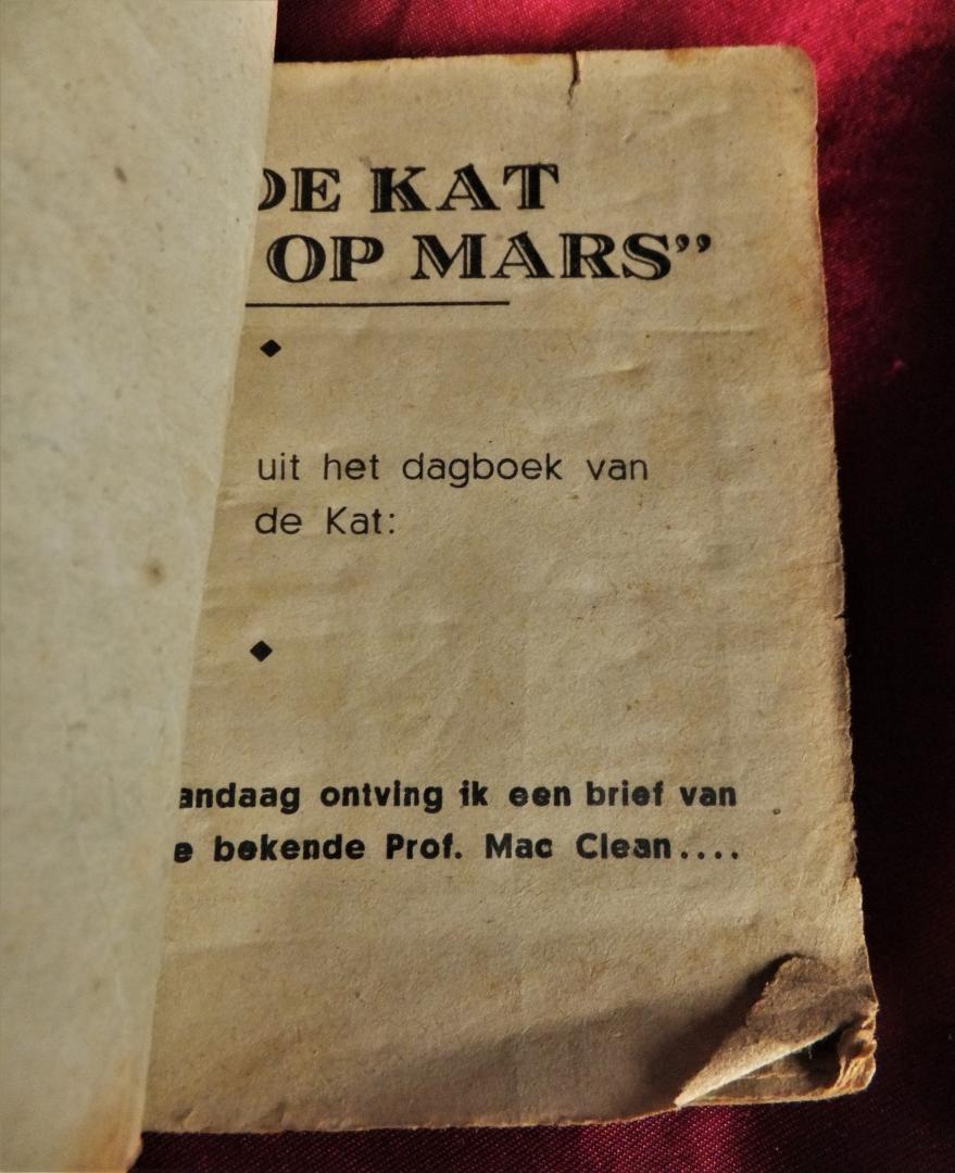 Beek, Albert van - De kat op Mars (KAT serie no. 10) [1.dr]