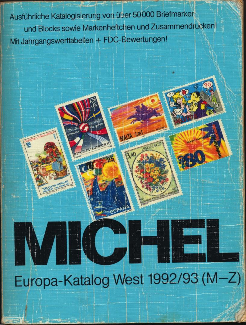 MICHEL - Europa-Katalog West 1992/93 (M-Z)
