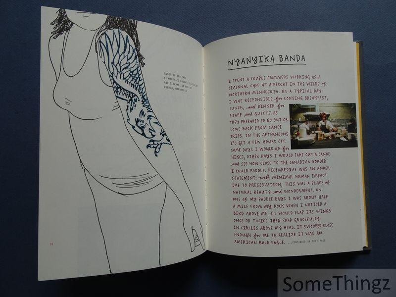 Isaac Fitzgerald, Wendy MacNaughton. - Knives & Ink: Chefs and the Stories behind their Tattoos (with Recipes).