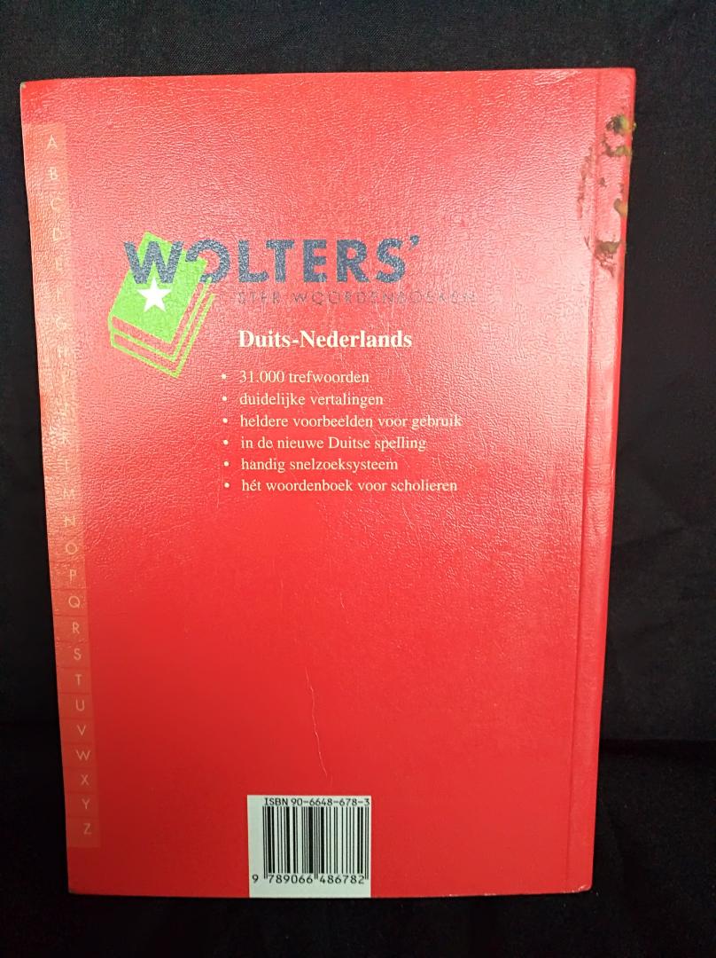 Bos, F R/ H C Dijksma - Wolters' sterwoordenboek Duits-Nederlands / druk 2