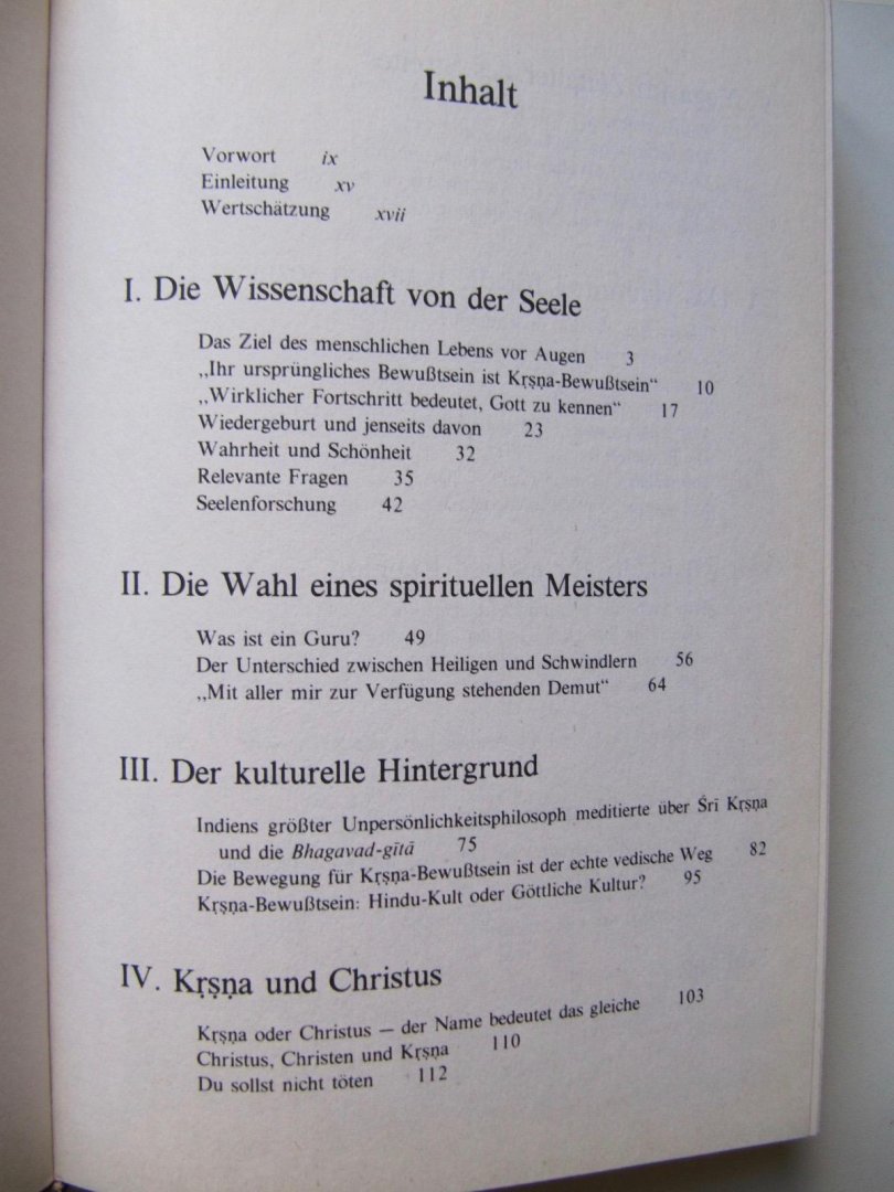 His Devine Grace A.C. Bhaktivedanta Swami Prabhupada - Die Schönheit des Selbst
