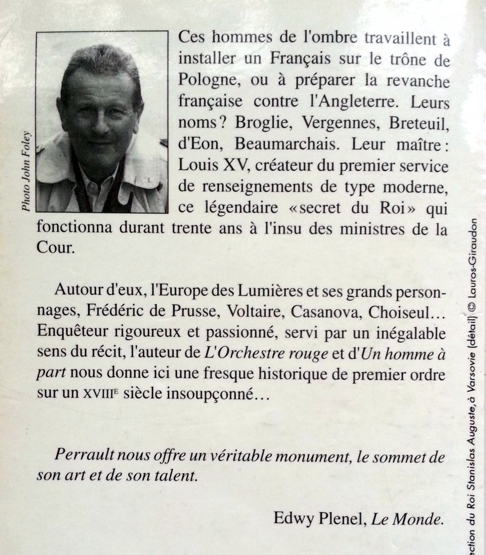 Perrault, Gilles - Le Secret du Roi (Tome 1) (FRANSTALIG)