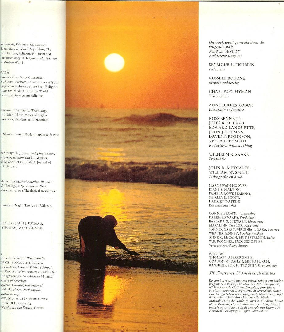 M.SEVERIJ,en S.L.FISHBEIN en R.BOURNE - GROTE GODSDIENSTEN Bevat literatuur opgave.Great religions of the world