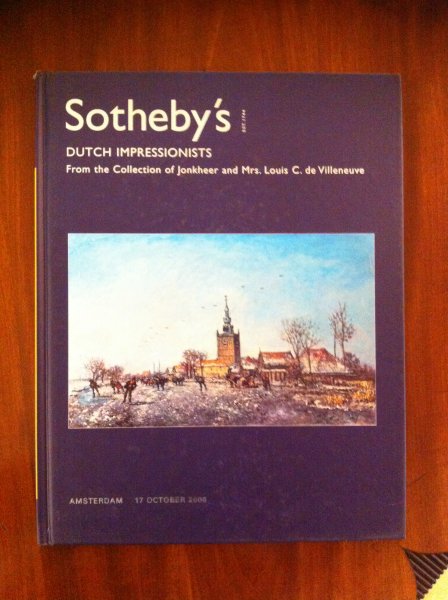  - Dutch impressionists from the collection of Jonkheer and Mrs. Louis C. de Villeneuve