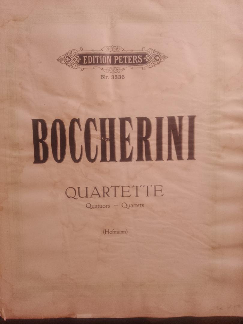 Boccherini - Quartette (Hofmann)