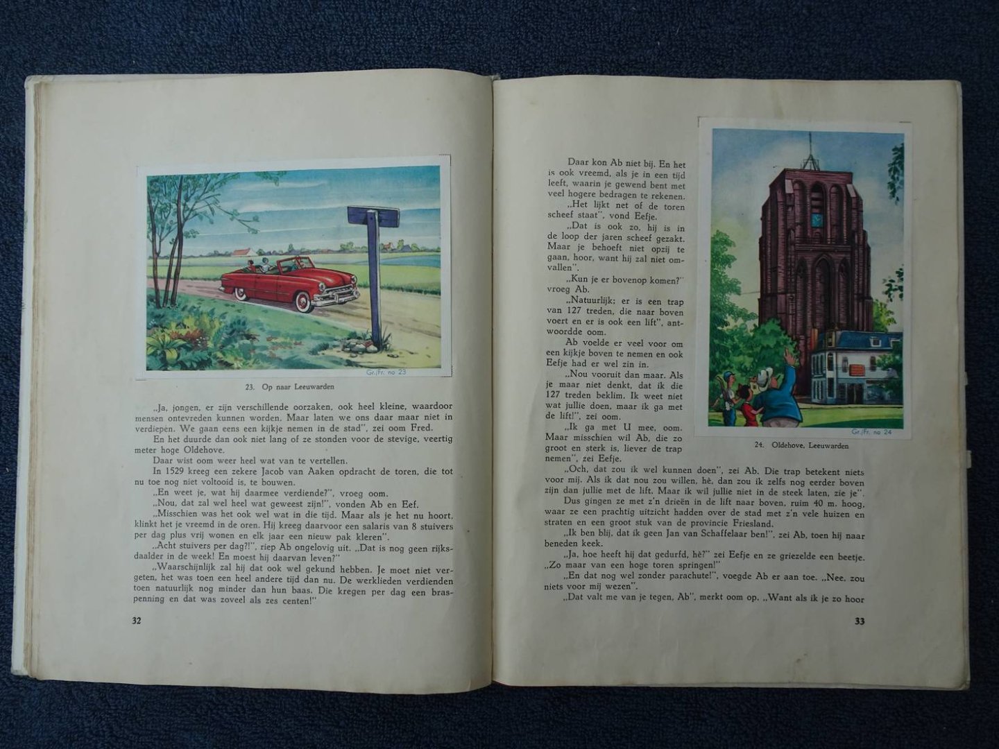 Wolf, Henk de, J. Scheffer & Piet Nienhuis. - Met Ab en Eef langs veld en dreef. Groningen-Friesland.