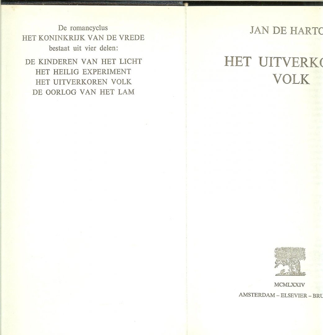 Hartog, Jan de - Het Uitverkoren Volk