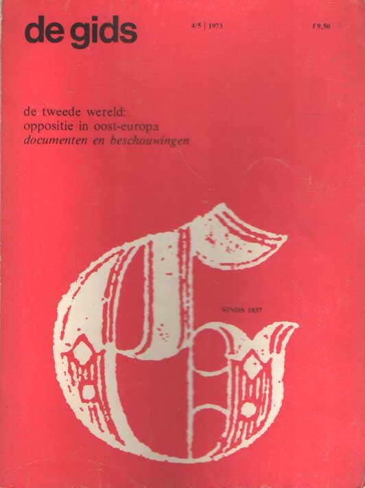 Constandse, H. Mulisch e.a. (redactie), A.L. - De Gids. Algemeen Cultureel Maandblad. Honderdzesendertigste jaargang, 1973 no. 4/5
