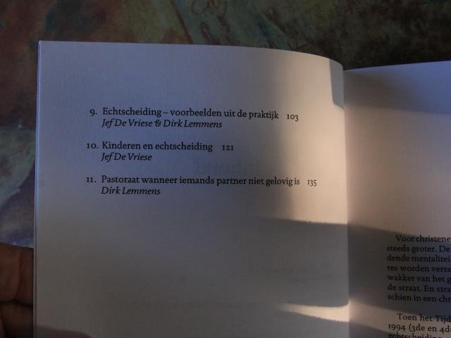 Lemmens, Dirk, Vriese, Jef de e.a., - Verdriet in het Huwelijk